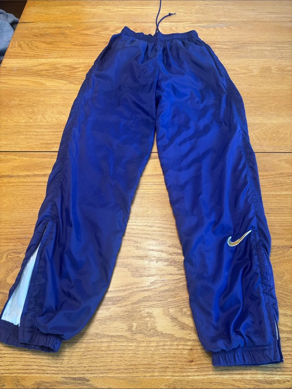 Nike Kids Purple Athletic Joggers with Gold Swoosh and NWT Nike Hoodie